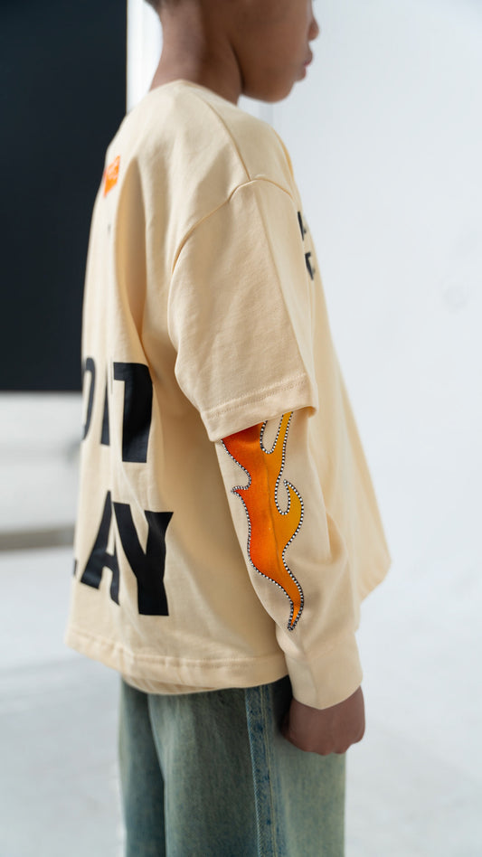 FASHION T SHIRT DOUBLE LAYER